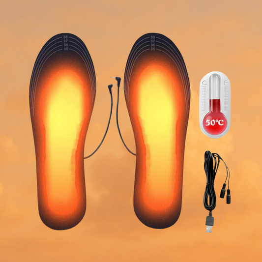 Foot Warmer, USB Rechargeable Heated Insoles for Custom Comfort in Cold Weather