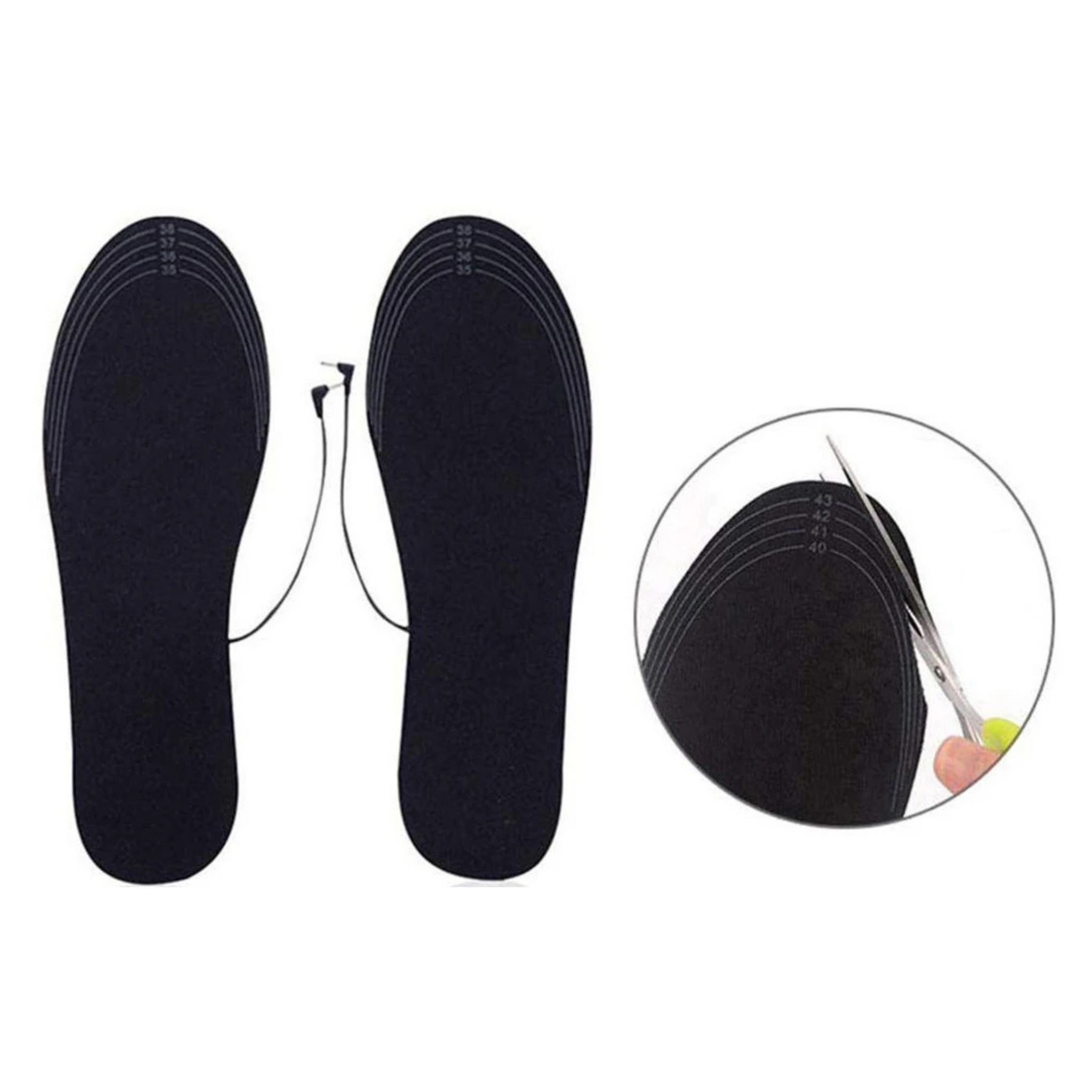 Foot Warmer, USB Rechargeable Heated Insoles for Custom Comfort in Cold Weather