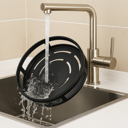 Spice Rack, 360° Rotating Countertop Organizer for Easy Access to Herbs & Kitchen Clarity