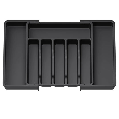 Cutlery Tray, Adjustable Flatware Organizer for a Calm & Clutter-Free Kitchen Drawer