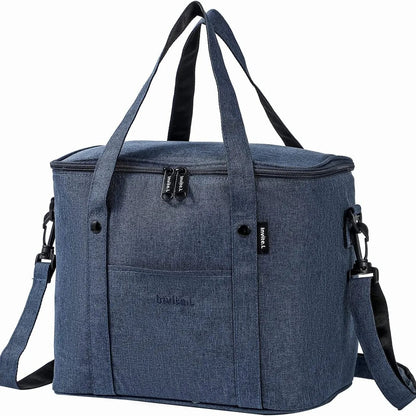 Lunch Box, Insulated Reusable Cooler Bag with Shoulder Strap for Work, Travel & Fresh Meals