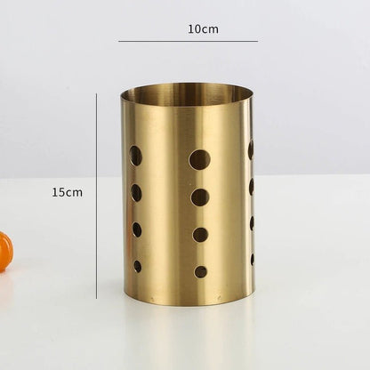 Utensil Holder, Stainless Steel Cutlery Organizer for Spoons, Forks & Effortless Access - cozy - living